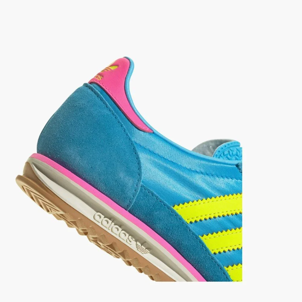 NEW ADIDAS SL 72 Sneaker Color: Sky Rush/Yellow/Pink